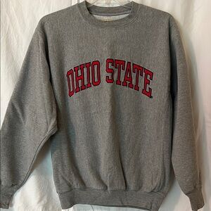 Steve & Barry’s Ohio State gray pullover sweatshirt,
M, never worn